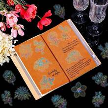 50入組全息貼紙,pvc防水花卉透明貼紙,適用於水瓶、筆記型電腦、滑板、行李等,樹脂貼紙藝術用品,適用於女孩、青少年、成年人 - 彩色 - 查看 9