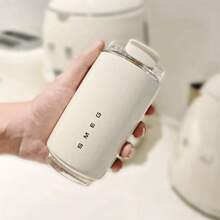Botella de agua de acero inoxidable aislada de 260ml, taza de moda 2025 para Smeg, adecuado para bebidas calientes y frías, agua con gas, té de frutas, zumo, café