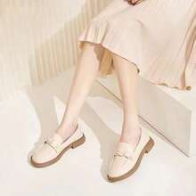 Women Loafers Shoes - Beis - Ver 1