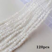 120pcs Triangle Austrian Crystal Glass Beads Spacer Loose Beads For Jewelry Making Bracelets & Bangles Necklace DIY 4mm