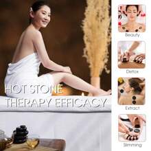 Maxdee Massage Stones Ential Hot Stones For Massage 6 Large Hot Stones Massage Kit Hot Rocks Massage Stones For Profional Or Home Spa Foot Heater Relaxing Healing Pain Relief 2.4*3.14 - 6PCS-2.4x3.14Inch - View 6