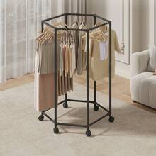 1 pieza Perchero giratorio de pie, Perchero colgador de ropa para dormitorio, Secadora de ropa de interior, Perchero móvil de abrigos