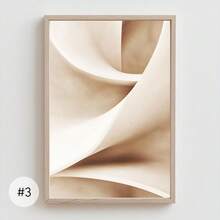 1/3pcs Wall Art Posters/ Modern Style,Warm Beige Abstract Print Set Of 3 White Brush Strokes Wall Art Neutral Soft Tones Minimalist Bedroom Living Room Wall Art Decor Printable Unframed/Framed - Multicolor - View 17