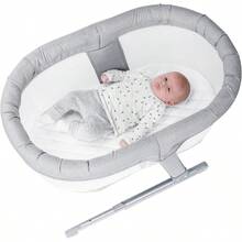 BabyLo Snug Sleeper Crib - Grey - View 6