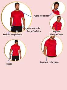 Kit With 3 T-Shirts Dry Fit Shirts Plain Black-White Gray Men's Short Sleeve - Casual - Training - Gym - Sports - Exercises - Running-Party - màu đen - Xem 4