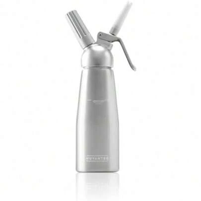 Cream Whipper (1-Pint) - Professional Aluminum Whipped Cream Dispenser With 3 Decorating Nozzles - Uses Standard N20 Cartridges (Not Included)