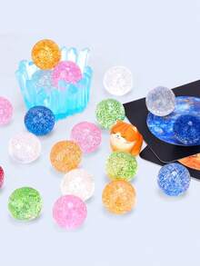 2/4/6/15/20/25/30/35pcs Assorted Shiny Bouncy Balls, Rubber Stretch Balls, Suitable For Party Favors, Candy Bags, Birthday Gift Bags, Basket Fillers, Prizes