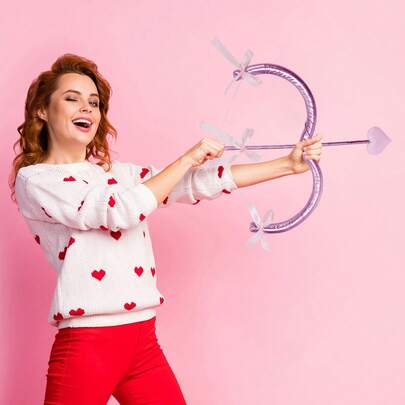 Conjunto de arco y flecha de Cupido, accesorios para disfraz de Halloween, cosplay, accesorios de fotos para mujer