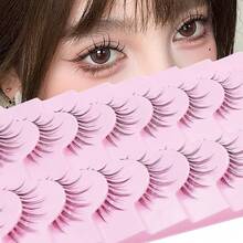10 Pairs Anime Cosplay Lashes Spiky Manga Style Lashes Janpanese 16mm Extension Natural Manhua Eye Lashes Halloween - LK01 - View 1