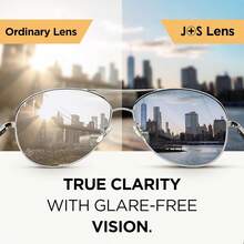 J+S Premium Military Style Classic Aviator , Polarized, 100% UV Protection For Men Women - Black Frame_Gray Lens - View 4