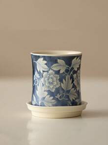 1 件陶瓷茶杯套装，中式功夫茶具竹结杯，适合饮茶、中东茶、阿拉伯咖啡，可放入微波炉和洗碗机 - 彩色 - 查看 5