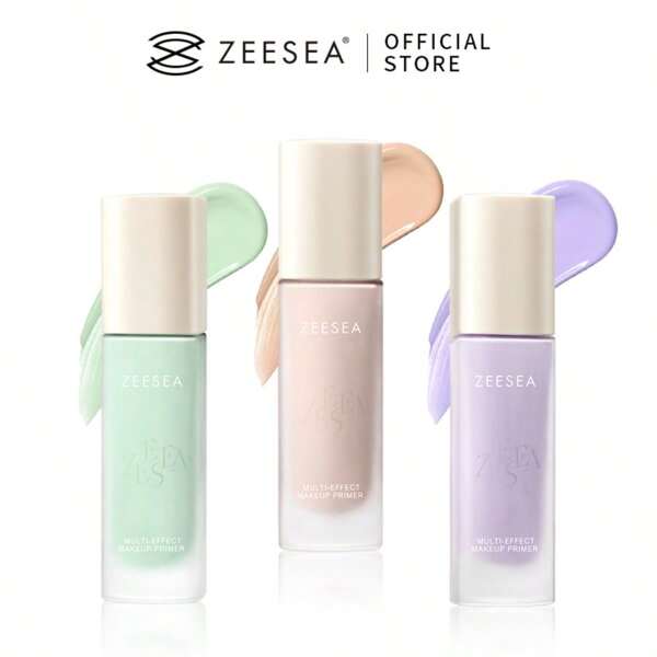 Zeesea Face Primer Cream Blur Pore Color Corrector Makeup Base Moisturizing Brightening 30g
