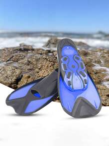 Aletas de natación cortas, aletas de buceo de viaje adecuadas para adultos, hombres, mujeres y adolescentes, artículos esenciales de playa, accesorios de playa, flotador de piscina
