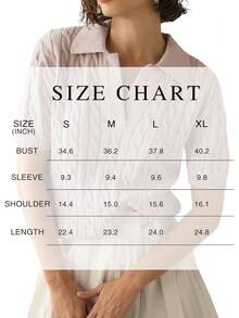 Women's Short Sleeve Sweaters Tops Solid Lapel Knit Casual Soft Pullover Shirt - Đỏ - Xem 6