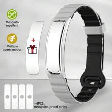 LIGE Men's Bracelet Smart Bracelet, 16mah Low Power Consumption Bracelet, Bracelet Without Touch Screen, No Buttons, New Concept Of Smart Bracelet, Wireless Connection To The Phone, A Variety Of Sports Modes
