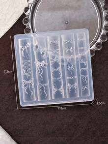 3D Silicone Nail Mold - Pearl Chain Necklace, Line, Cartoon Bowknot, Flower Carving, Skirt, Wing Design, Essential For Nail Technicians,Nail Supplies,Nail Tools,Nail Art Tools,Back To School,Nails,Nail Tools For Press On Nails - Multicolor - View 35