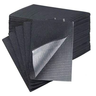 20/50/125件装牙科围兜 - 纹身桌布围兜 纹身穿孔牙科围兜 病人围兜 纹身托盘罩 三层牙科围兜