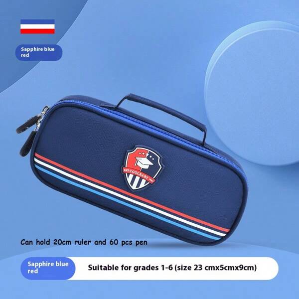 Large Capacity Pencil Case , Storage High Capacity Bag Holder Box,Multifunctional Carrying Handle Three Layer Big Capacity Pencil Bag Box For Student Boys And Girls ,School & Office Supplies, Back To School,Back To School,School Supplies,Pencil Pouch,School Bag