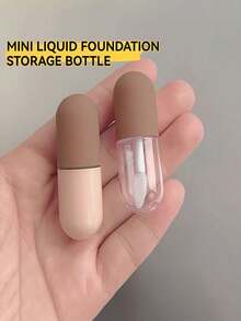 Mini Travel Bottles For Liquid Foundation & Concealer&Lip,Portable Cosmetic Containers With Twist-Top Caps, Fragrance-Free, Ideal For Makeup Samples & Toiletries - Multicolor - View 3
