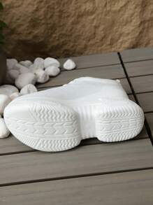 2025 Best Selling Lace-Up Thick Sole Platform Wedge Knit Breathable Women Casual Sports Sneakers, Versatile All Season