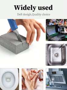 Assorted Barbecue Grill Cleaning Brick, Grill Scraper Cleaning Stone, Multi-Functional Cuttable Dirt And Grease Cleaning Brush, Suitable For Stovetops, Sinks, Dishes, Pans, Grill Grates Cleaning, Kitchen, Bathroom, Home & Household Items