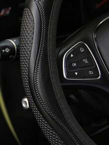 Car Anti-Slip Steering Wheel Cover Braid On The Steering Wheel Cover Shoulder Pad Holder Breathable Auto Wheel Cover Accessories