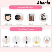 Ahania 3pcs Teardrop Shaped Makeup Sponges, Beveled Cut, For Liquid Foundation, Concealer Super Soft Washable And Reusable - màu xanh lá - Xem 7