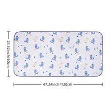 1pc/2pcs Hamster Mat, Machine Washable Hamster Pad With Variety Of Cute Printed Patterns, Waterproof & Absorbent Urine Pad, Rabbit Cage Mat, Dirt-Resistant Mat, Suitable For Small Animals Like Hamsters, Rabbits, Hedgehogs - 47" X 23" - Multicolor - View 24