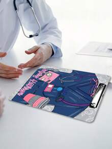 Custom Nurse Scrubs Clipboard-13styles. Personalized Nurse Gift, Nurse Appreciation Week Gift, CNA Gifts, Medical Assistant Clipboard, Medical Gift Ideas - Multicolor - View 2