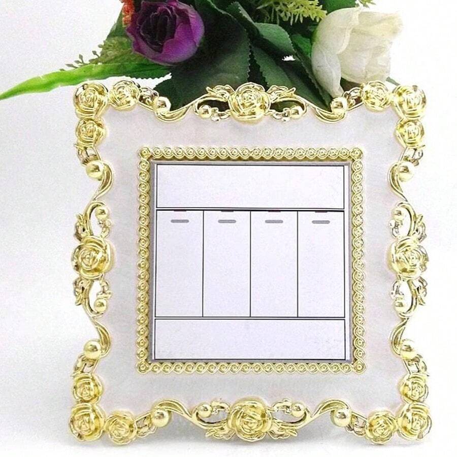 3/5PCS Resin Light Single Switch Surround  Socket Cover Plate Wall Acrylic Stickers Cover Modern Frame Home Decor