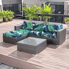 1pc Printed Stretch Sofa Pillow Covers, Outdoor Cushion Covers For Sofa, Flexible Chair Pad Covers, Porch & Patio Furniture Protector Sofa Cover Couch Cover Sofa Covers Room Decor Living Room Decor - Multicolor - View 6