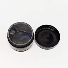 20g Bouteille rechargeable, Contenant de recharge opaque noir, Crème, Vernis à ongles, Bouteille vide de petite capacité pour crème pour les yeux