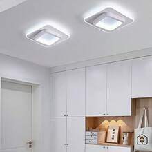 北欧现代简约吸顶灯室内LED走廊灯餐厅卧室装饰创意吸顶灯酒店家居奢华装饰灯具超节能LED装饰灯