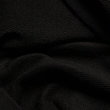 Puma 情侣黑色卫衣，小Logo休闲运动套头衫，春秋季 - 黑色 - 查看 7