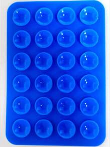 1pc Multifunctional Square Silicone Suction Cup Mobile Phone Stand, 24-Hole Suction Cup With Strong Adhesive Silicone Suction Cup, Suitable For Various Scenarios To Fix And Prevent Phone From Falling, Video Vibration, Phone Selfie Accessories