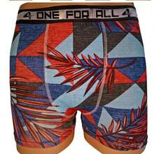 Kit With 10 ONE FOR ALL Men's Boxer Briefs – Soft Microfiber, 100% Cotton Lining, Solid Colors, Comfort And Style For Everyday Life - Multicolor - View 6