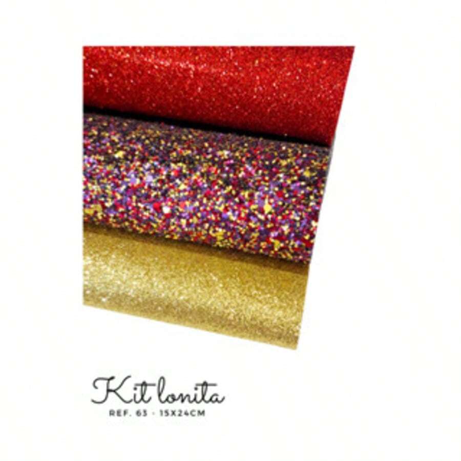 Canvas Kit With 3 Colors - 15 X 24 Cm Each Color (Approximately) - Kit Ref 63 - View 1