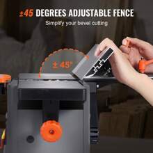 KFFKFF Spiral Benchtop Jointer, 6 In, 1.5HP 10000 RPM Bench Top Wood Jointer, With 14-Blade Spiral Cutterhead 0-1/8'' Adjustable Depth 6.1x27.6'' Table, Portable Woodworking Jointer For All Wood Types