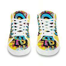 Chukka Yellow Inspiration Canvas Women's Shoes - Yellow - View 1