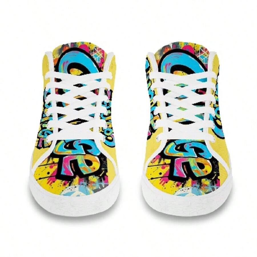 Chukka Yellow Inspiration Canvas Women's Shoes - Yellow - View 1