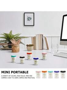 1pc Multi-Color Manual Contact Lens Cleaner, Portable Rotating Contact Lens Cleaning Container, Clean And Hygienic Contact Lens Immersion Storage, The Best Women's Day Gift For Travel And Daily Use, Mother's Day Gift,Makeup,Cheap,Room Decor,Vanity,Travel,Bedroom,Makeup Accessories