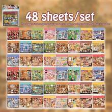 48 Sheets Japanese Style Decoration Sticker Book For Scrapbooking - Multicolor - View 14