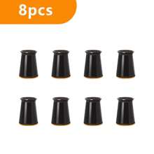 8/16/32pcs X-Small Silicone Chair Leg Covers/Furniture Sliders With Felt Pads - Noise Reducing Chair Legs Floor Protectors For Hardwood Floors,Effectively Protect The Floor And Table Legs(4 Colors Available)