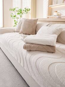 1pc Universal Sofa Cover, Modern Minimalist Anti-Slip Sofa Cushion, Removable And Washable Sofa Slipcover, Fashionable Soft & Non-Fading Decorative Sofa Blanket, Suitable For Bedroom, Office, Living Room, L-Shaped Sofa & 1/2/3/4-Seat Sofa.