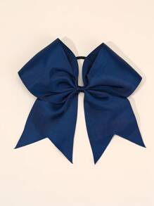 1 pieza Moño grande personalizado para porristas niñas con nombre personalizado, soporte para cola de caballo de cinta gróngrain, moños de porristas, bandas elásticas para el pelo para bebés, niñas, adolescentes y porristas universitarias