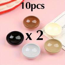 Mini ciotole per frutta, insalate e zuppe in resina, mini posate, accessori decorativi artistici e artigianali, accessori per modellini di treni