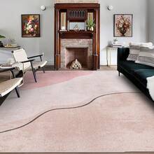 1/2 套大型抽象几何色块风格地毯，柔软、可水洗、防滑、防污印花地毯，适用于客厅、卧室、游戏室、办公室、厨房 - 款式1 - 查看 57