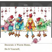 SNA 2026 New Style 4 Parrots Animal Count Printed Canvas DIY Cross-Stitch Set Embroidery Needle And Thread Home Decoration Diy Kit Crafts Embroidered Embroidery Kit Cross Stitch Kits Crochet Kit Punch Needle Kit Sewing Accessories Sewing Kit Embroidery Thread Craft Kit Stitch Stuff Sewing Patterns Crochet Craft Supplies Embroidery Kit Beginners Sewing Pattern