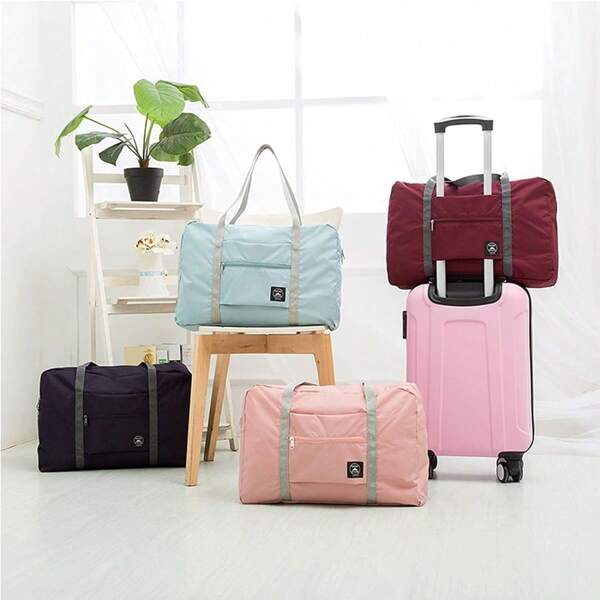 1PC/2PCS Travel Bags Portable Storage Bags Large Capacity Aircraft Bags Lightweight Business Travel Storage Bags Men's And Women's Travel Luggage Bags