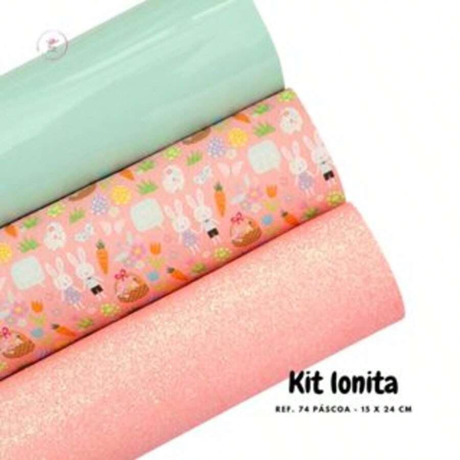 Canvas Kit With 3 Colors - 15 X 24 Cm Each Color (Approximately) - Ref 74 - Easter - View 1
